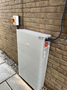 Tesla Powerwall 3 mounted on outside wall on Milton Keynes home